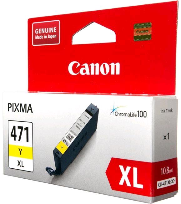 Купить Canon CLI-471XL Y Canon CLI-471XL Y